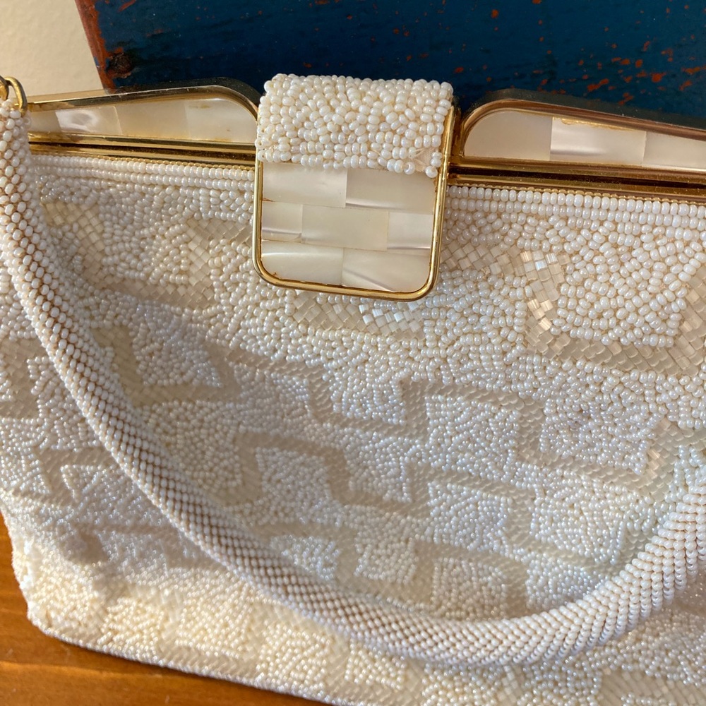 Vintage set of 2 - 1950’s clutch handbags